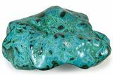 Vibrant, Polished Malachite with Chrysocolla - Congo #235116-1